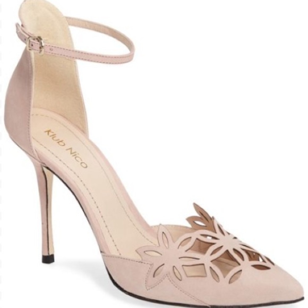 Klub Nico Tan Pointy Toe High Heel, size 7